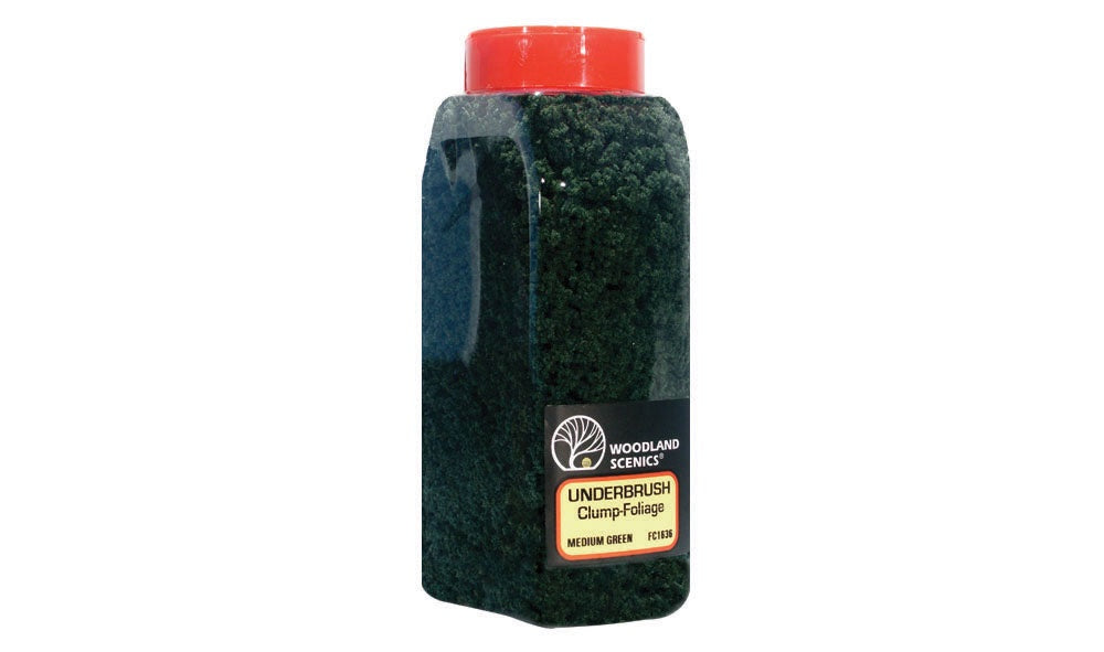 Woodland Scenics Shaker Underbrush medium Green (32 Oz) FC1636