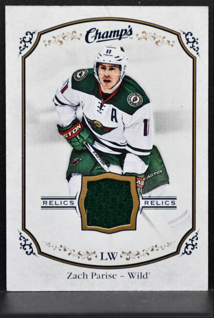 2015-16 Upper Deck Champ's Relics Zach Parise J-ZP Minnesota Wild Jersey 1076