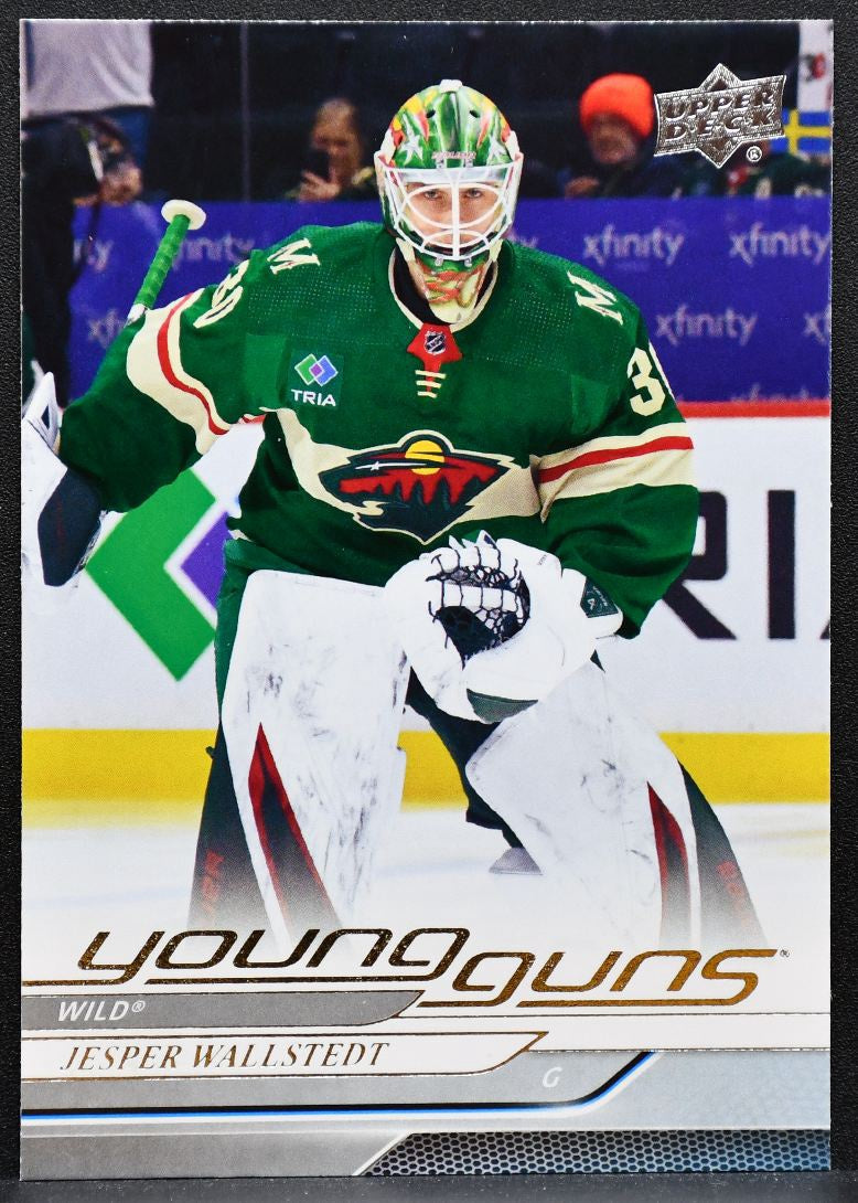2024-25 Upper Deck Series 1 Young Guns Jesper Wallstedt 202 Wild RC 2980