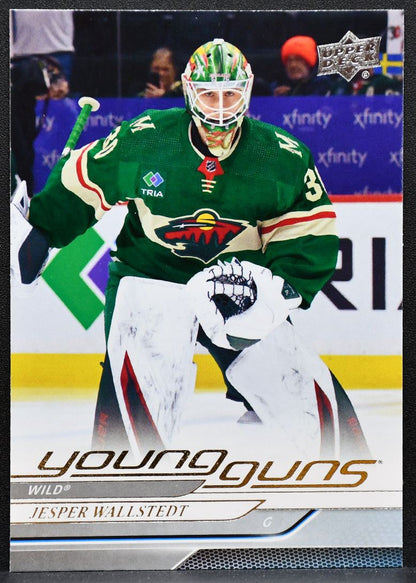 2024-25 Upper Deck Series 1 Young Guns Jesper Wallstedt 202 Wild RC 2980