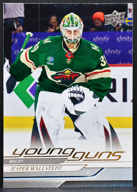 2024-25 Upper Deck Series 1 Young Guns Jesper Wallstedt 202 Wild RC 2980
