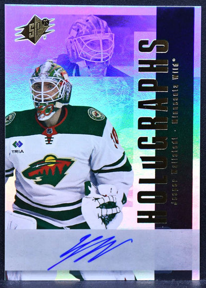 2024-25 SPx Holographs Silver Jesper Wallstedt HOLO-JW Minnesota Wild Auto