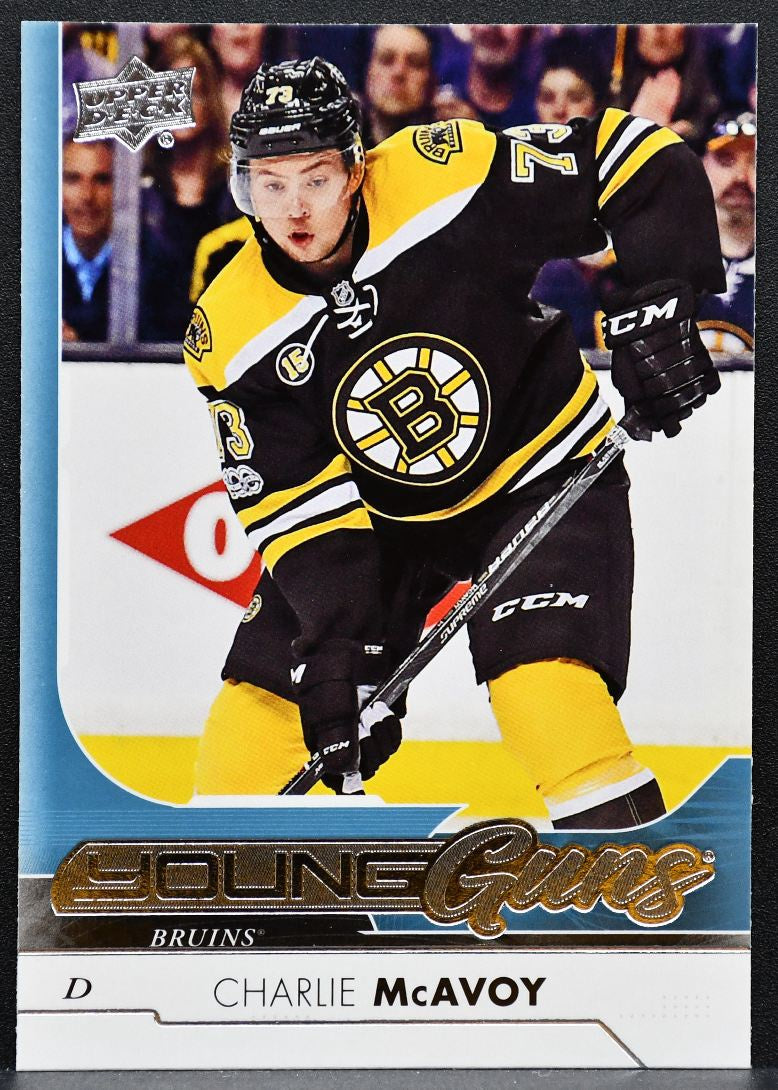 2017-18 Upper Deck Series 1 Young Guns Charlie McAvoy 242 Boston Bruins RC 2683