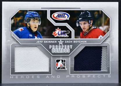 2010-11 ITG Heroes & Prospects Combos Silver Skinner/Boychuk Jersey 5178