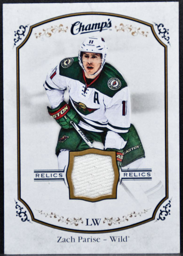 2015-16 Upper Deck Champ's Jersey Zach Parise J-ZP Minnesota Wild Jersey 4163