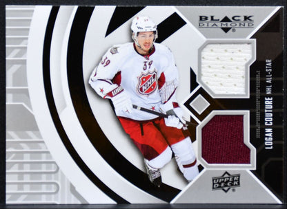 2014-15 UD Black Diamond Double Jerseys Logan Couture Jersey 5135