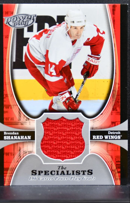 2005-06 Upper Deck PowerPlay Specialists Brendan Shanahan Red Wings Jersey 2950