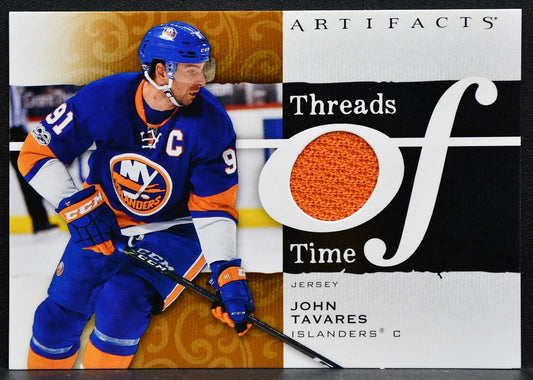 2021-22 UD Artifacts Threads of Time John Tavares TT-TA Islanders Jersey 3100