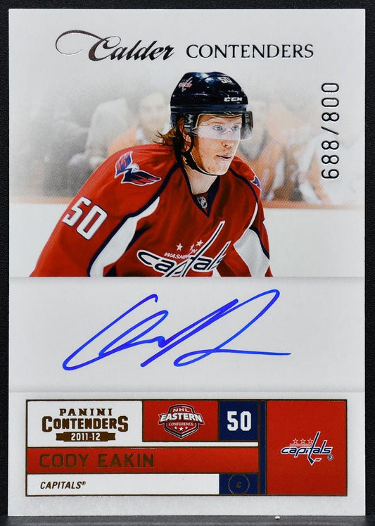 2011-12 Panini Contenders Calder Auto Cody Eakin 257 RC Auto 688/800 4938