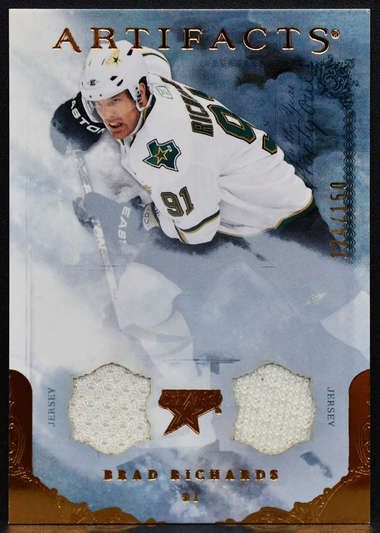 2010-11 UD Artifacts Bronze Jersey Brad Richards 1 Stars 124/150 Jersey 3282