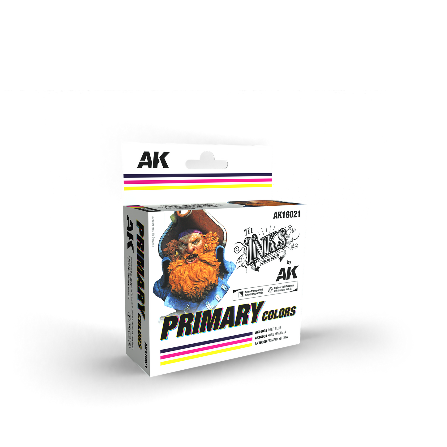 AK Interactive The INKS PRIMARY COLORS Set
