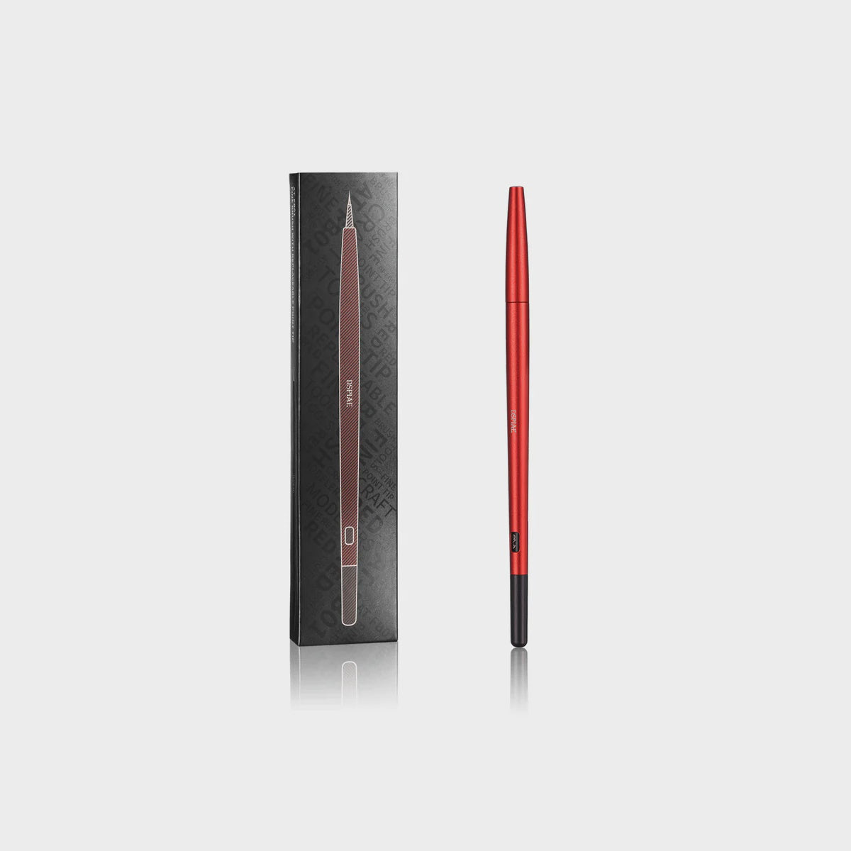 DSPIAE Aluminium Alloy Brush with Interchangeable Fine Tip (Red)