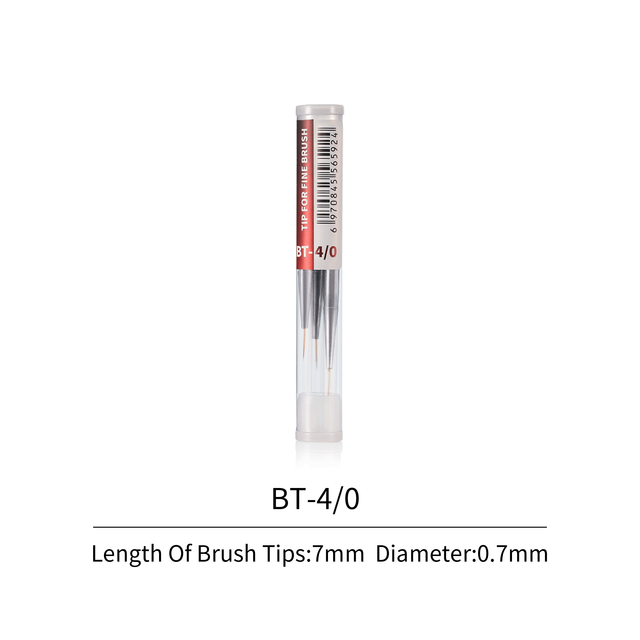 DSPIAE Replacement tips for Fine Brush 4/0 (3pcs)