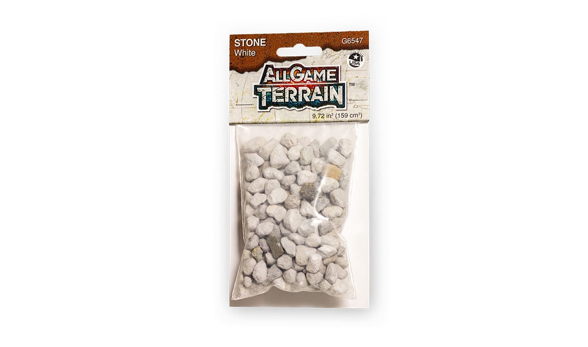 Woodland All Game Terrain White Stone