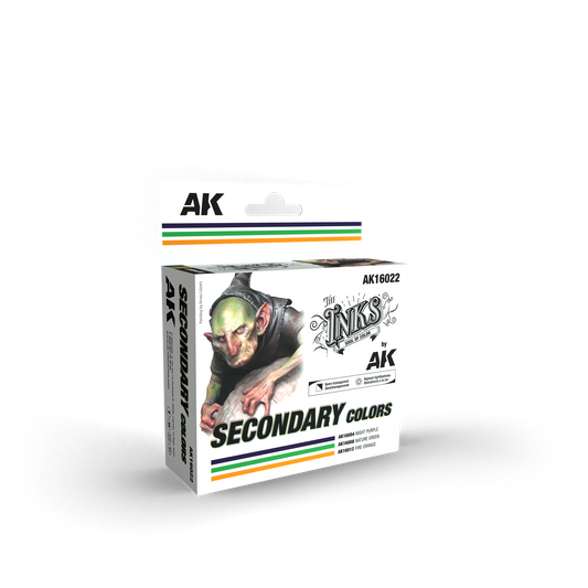 AK Interactive The INKS SECONDARY COLORS Set