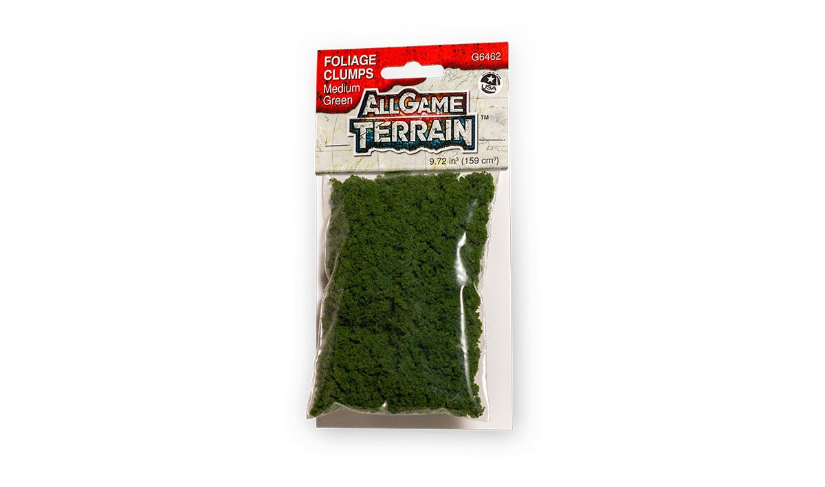 Woodland All Game Terrain Medium Green Foliage Clumps