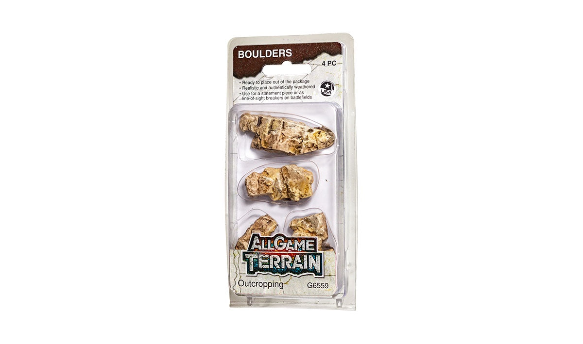 Woodland All Game Terrain Outcropping Boulders