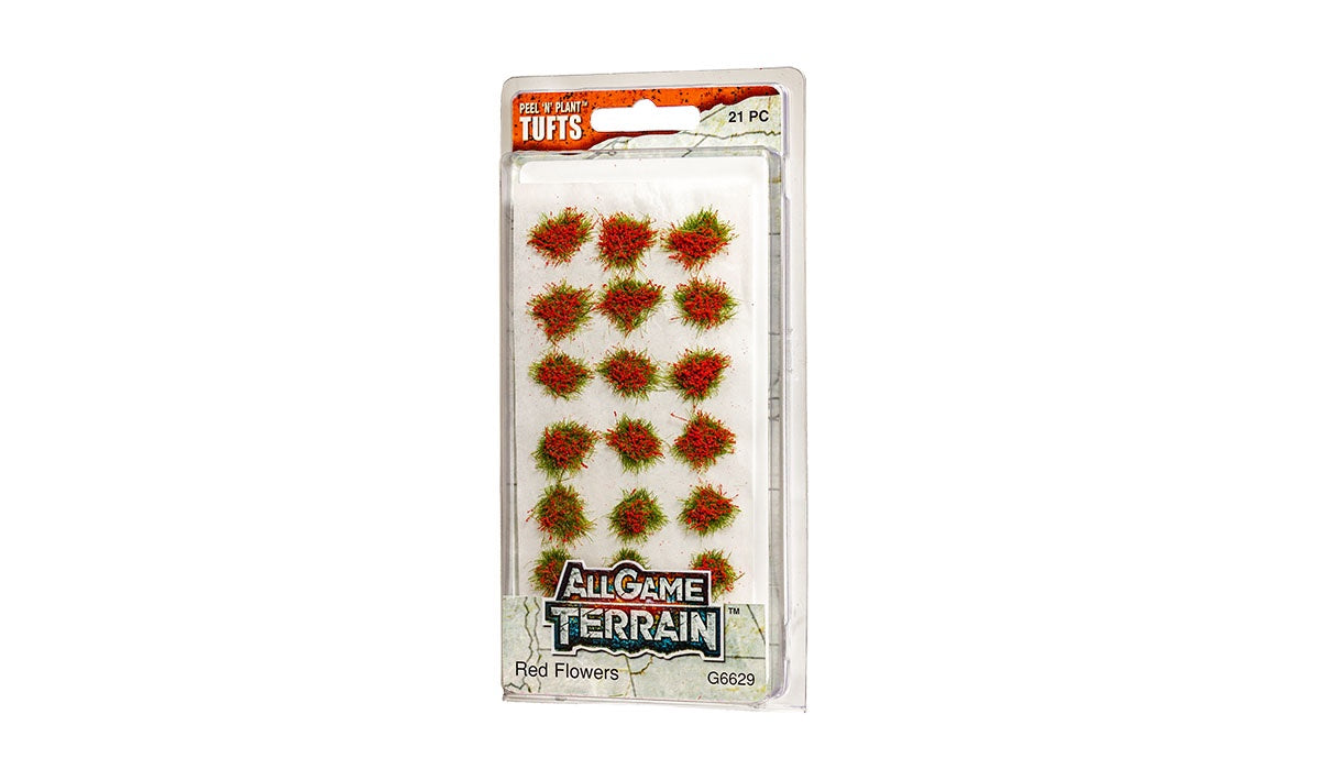 Woodland All Game Terrain Red Flower Tufts