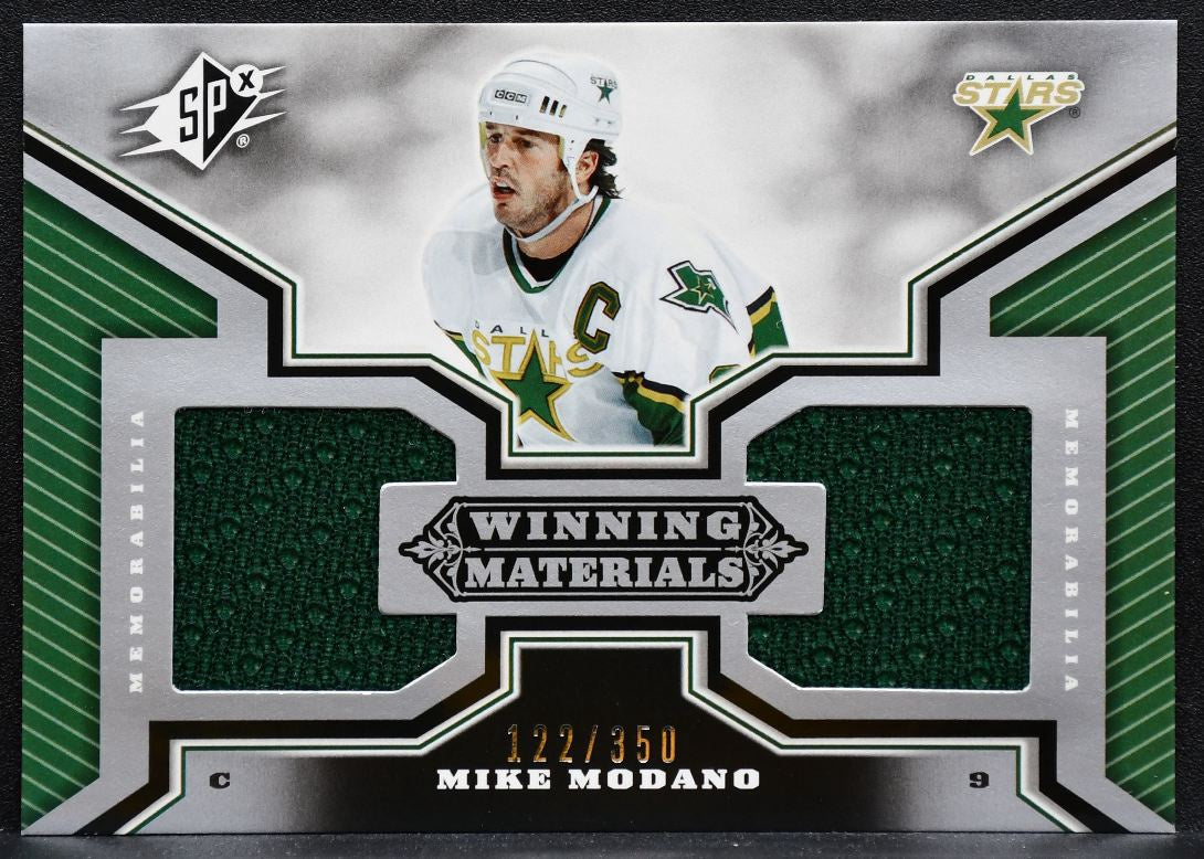 2005-06 SPx Winning Materials Mike Modano WM-MM Dallas Stars 122/350 Jersey 5697