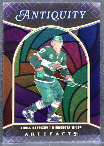 2024-25 UD Artifacts Antiquity Kirill Kaprizov AT-11 Minnesota Wild Base
