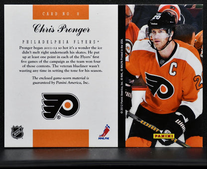 2011-12 Panini Elite Materials Chris Pronger 8 Jersey 3439