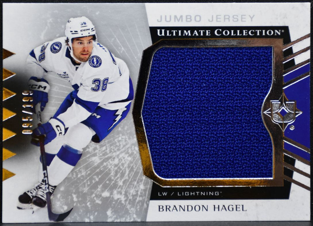 2025-26 UD Ultimate Collection Jumbo Jersey Hagel Lightning /199 Jersey 4273
