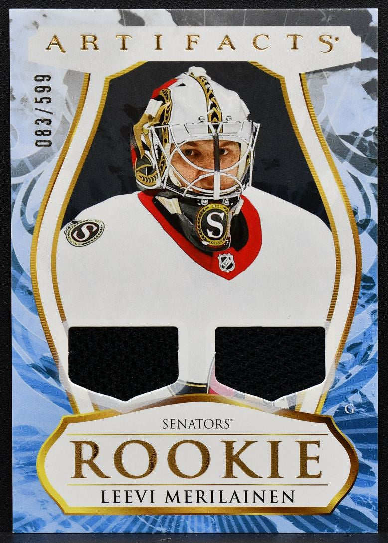 2023-24 Upper Deck Artifacts Rookie Jersey Leevi Merilainen RC Jersey 9071