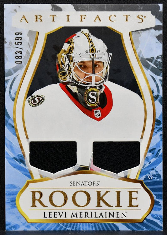 2023-24 Upper Deck Artifacts Rookie Jersey Leevi Merilainen RC Jersey 9071