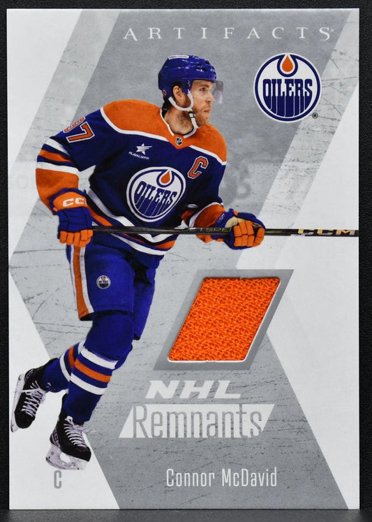 2025-26 Upper Deck Artifacts NHL Remnants Connor McDavid NR-9 Jersey 8593