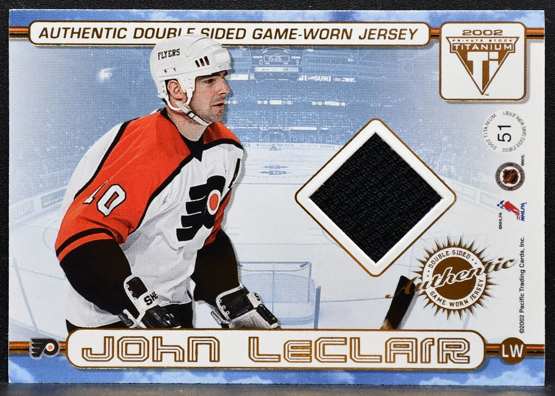 2001-02 Pacific Private Stock Titanium Double-Sideds Gagne/LeClair Jersey 2257