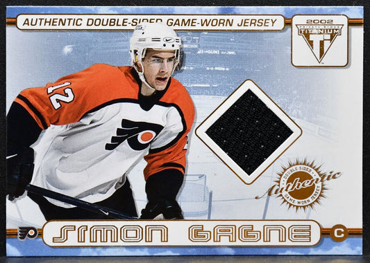 2001-02 Pacific Private Stock Titanium Double-Sideds Gagne/LeClair Jersey 2257