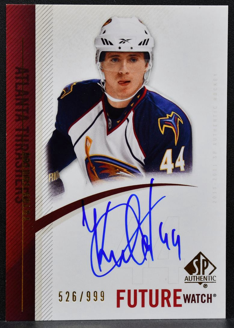 2010-11 SP Authentic Future Watch Auto Arturs Kulda RC Auto 526/999 2035