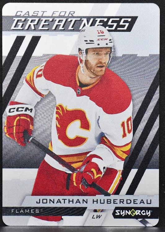 2022-23 UD Synergy Cast For Greatness Jonathan Huberdeau CG-11 Calgary Flames 8464
