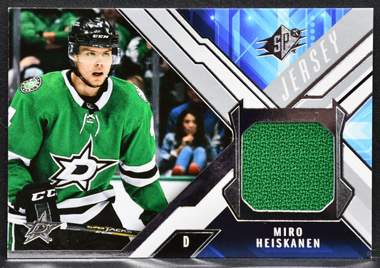 2021-22 SPx Jerseys Miro Heiskanen J-MH Dallas Stars Jersey