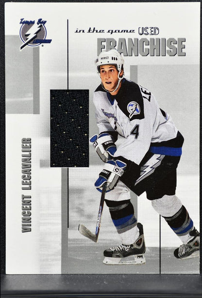2003-04 ITG Used Signature Series Franchise Vincent Lecavalier F-27 Jersey 0116