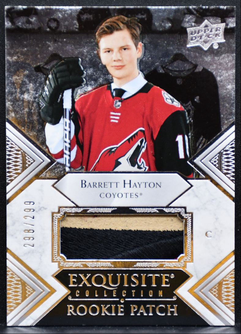 2019-20 UD Black Diamond Exquisite Collection Patch Hayton RC 298/299 Patch 6729