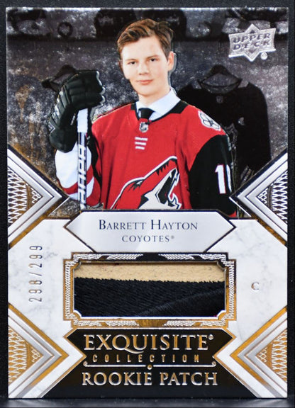 2019-20 UD Black Diamond Exquisite Collection Patch Hayton RC 298/299 Patch 6729