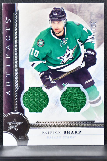 2016-17 UD Artifacts Materials Silver Patrick Sharp 90 Stars 109/125 Jersey 4749