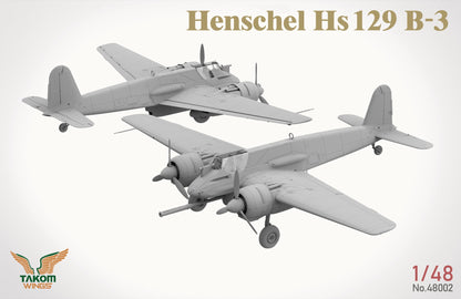 Takom 1/48 Henschel Hs 129 B-3 w/INTERIOR + BONUS (CLEAR PARTS)