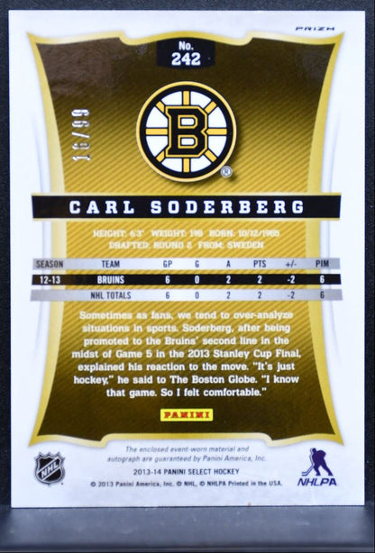 2013-14 Panini Select Rookie Jersey Auto Soderberg RC Auto 16/99 Jersey 2653