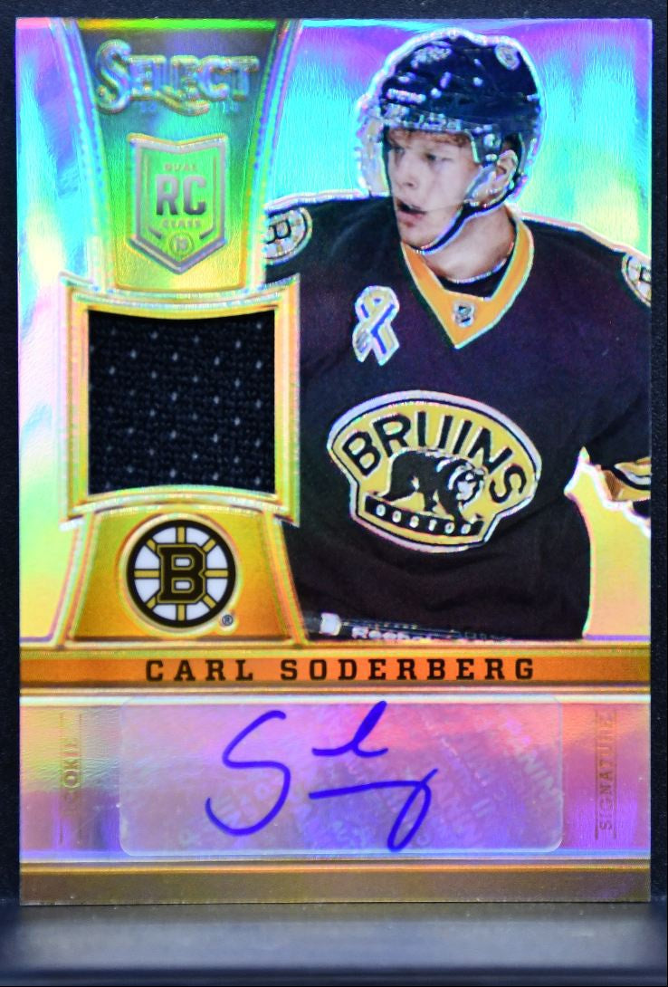 2013-14 Panini Select Rookie Jersey Auto Soderberg RC Auto 16/99 Jersey 2653
