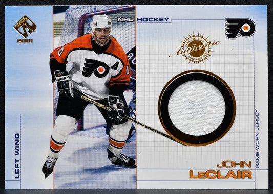 2001-02 Pacific Private Stock Jersey John LeClair Jersey 7776