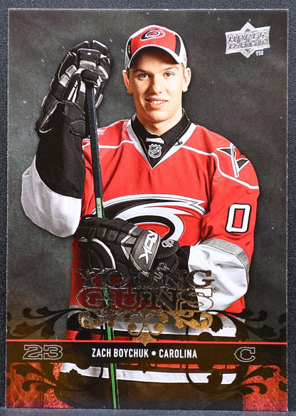 2008-09 Upper Deck Series 2 Young Guns Zach Boychuk Carolina Hurricanes RC 7738