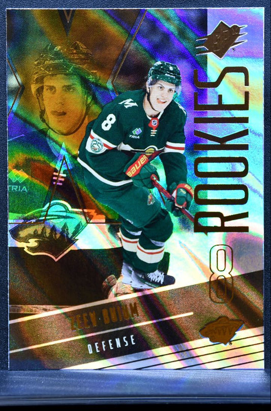 2025-26 SPx Rookies Zeev Buium 107 Minnesota Wild RC 0052