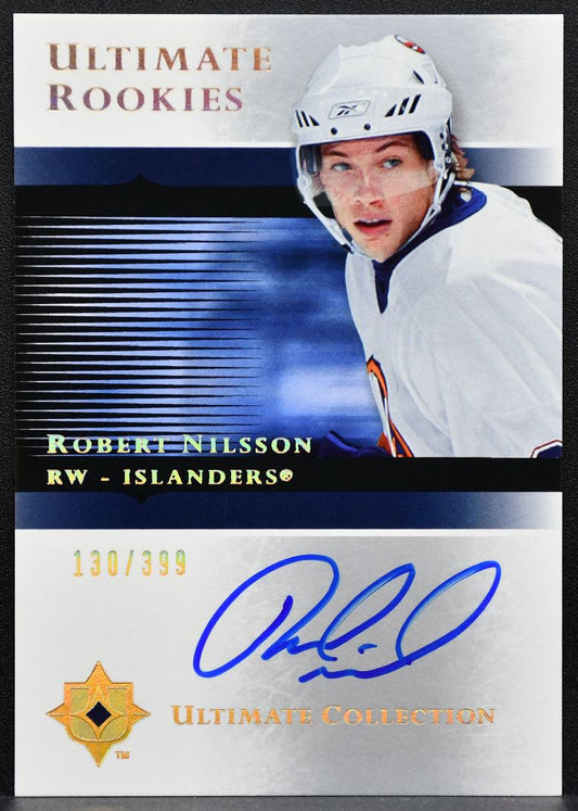 2005-06 UD Ultimate Collection Rookies Auto Nilsson Islanders RC Auto 2133