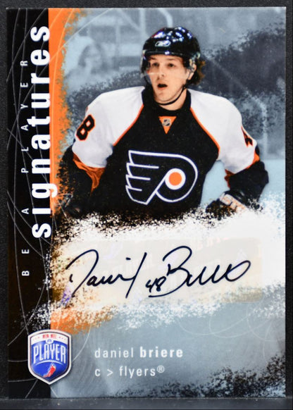 2007-08 Upper Deck Be a Player Signatures Daniel Briere S-BD Flyers Auto 9502