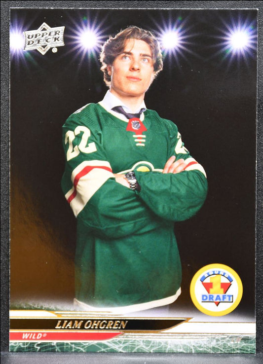 2024-25 UD Extended Series Round 1 Draft Liam Ohgren 740 Minnesota Wild RC 0632