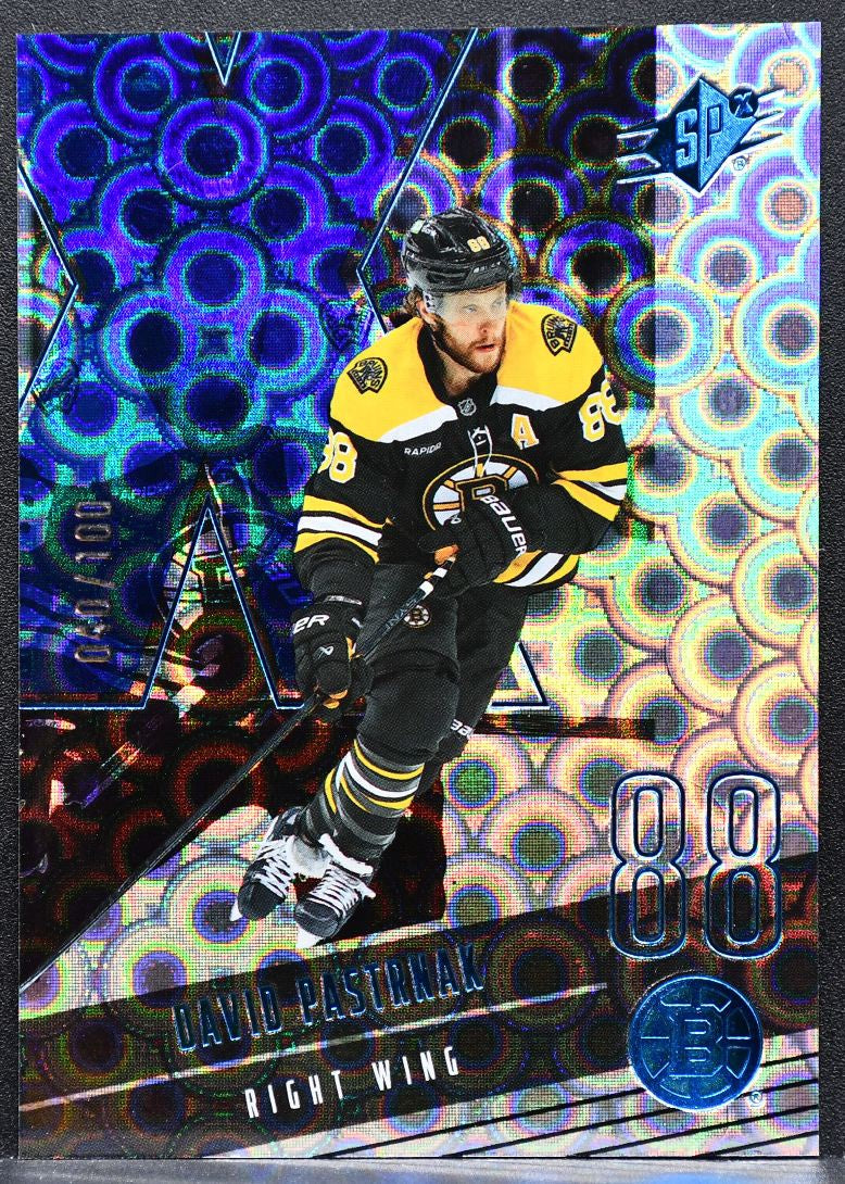 2025-26 SPx Radiance David Pastrnak 94 Boston Bruins 040/100 6590