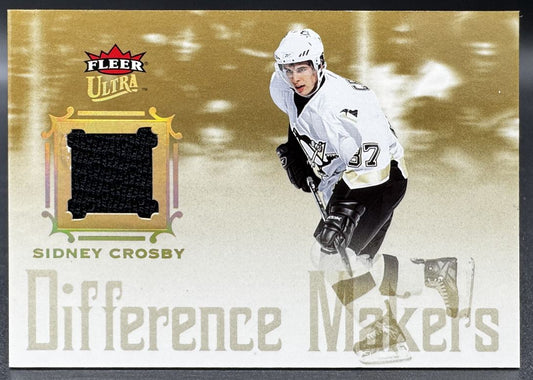 2005-06 Ultra Difference Makers Jerseys Sidney Crosby Pittsburgh Penguins RC