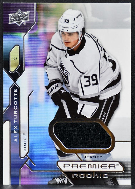 2021-22 Upper Deck Premier Jersey Alex Turcotte 112 Los Angeles Kings RC Jersey 6461